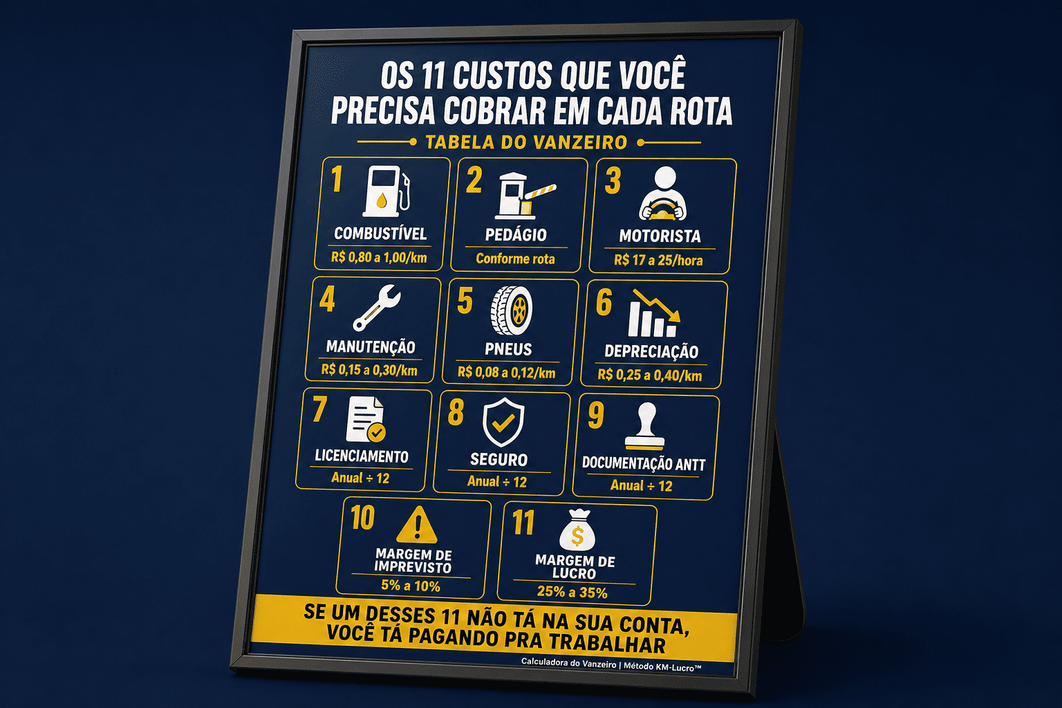 Infográfico 11 Custos