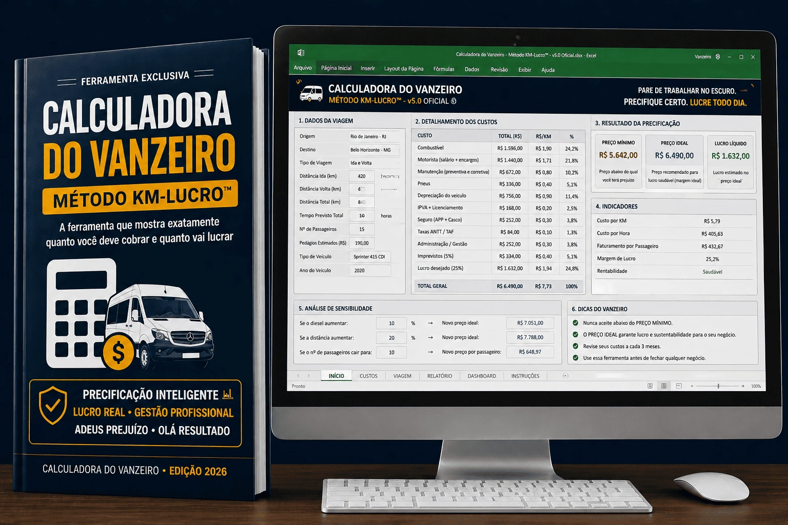 Calculadora KM-Lucro™